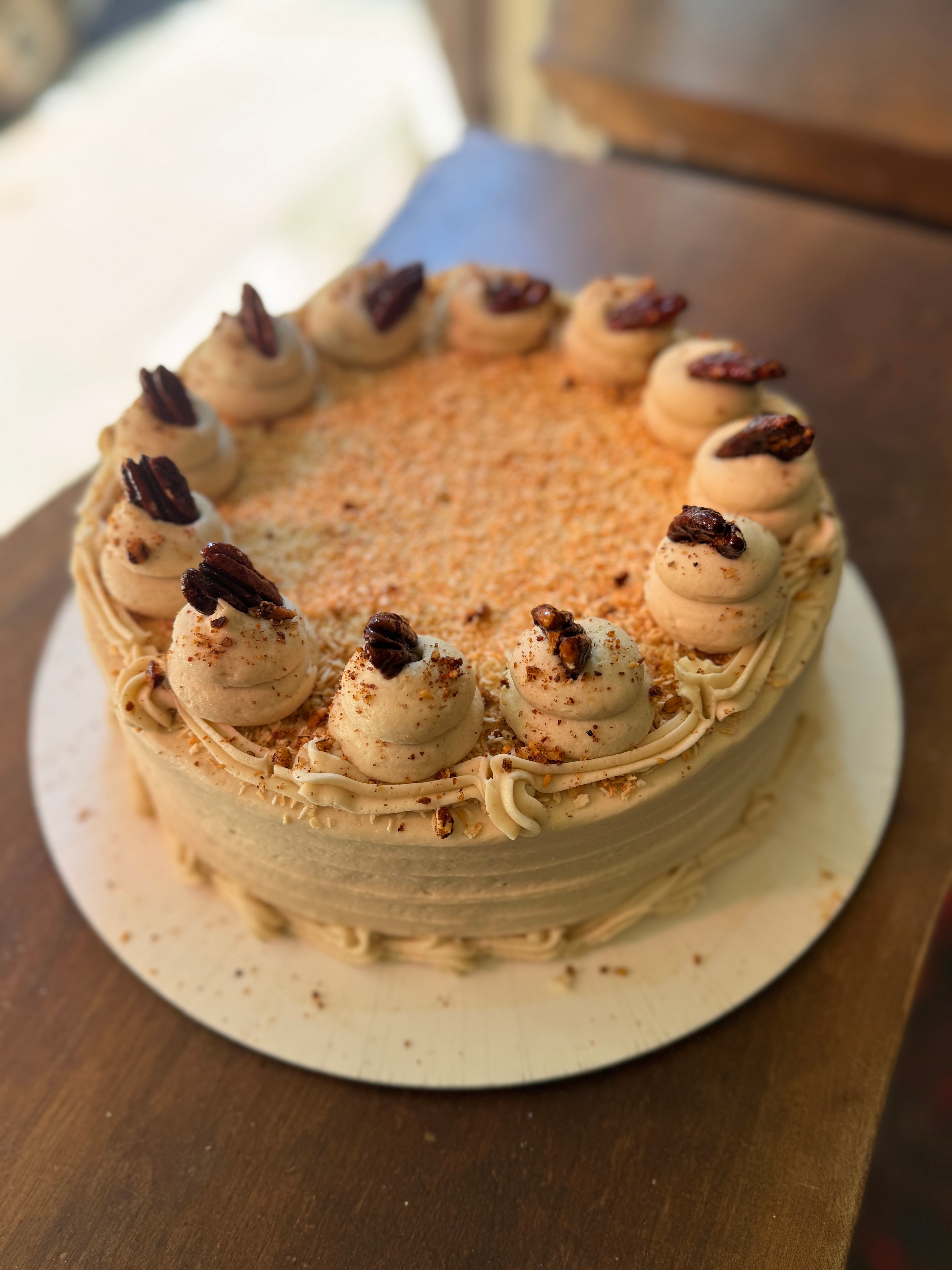 ORGANIC/GLUTEN-FREE/PLANT-RICH ------- CARROT CAKE