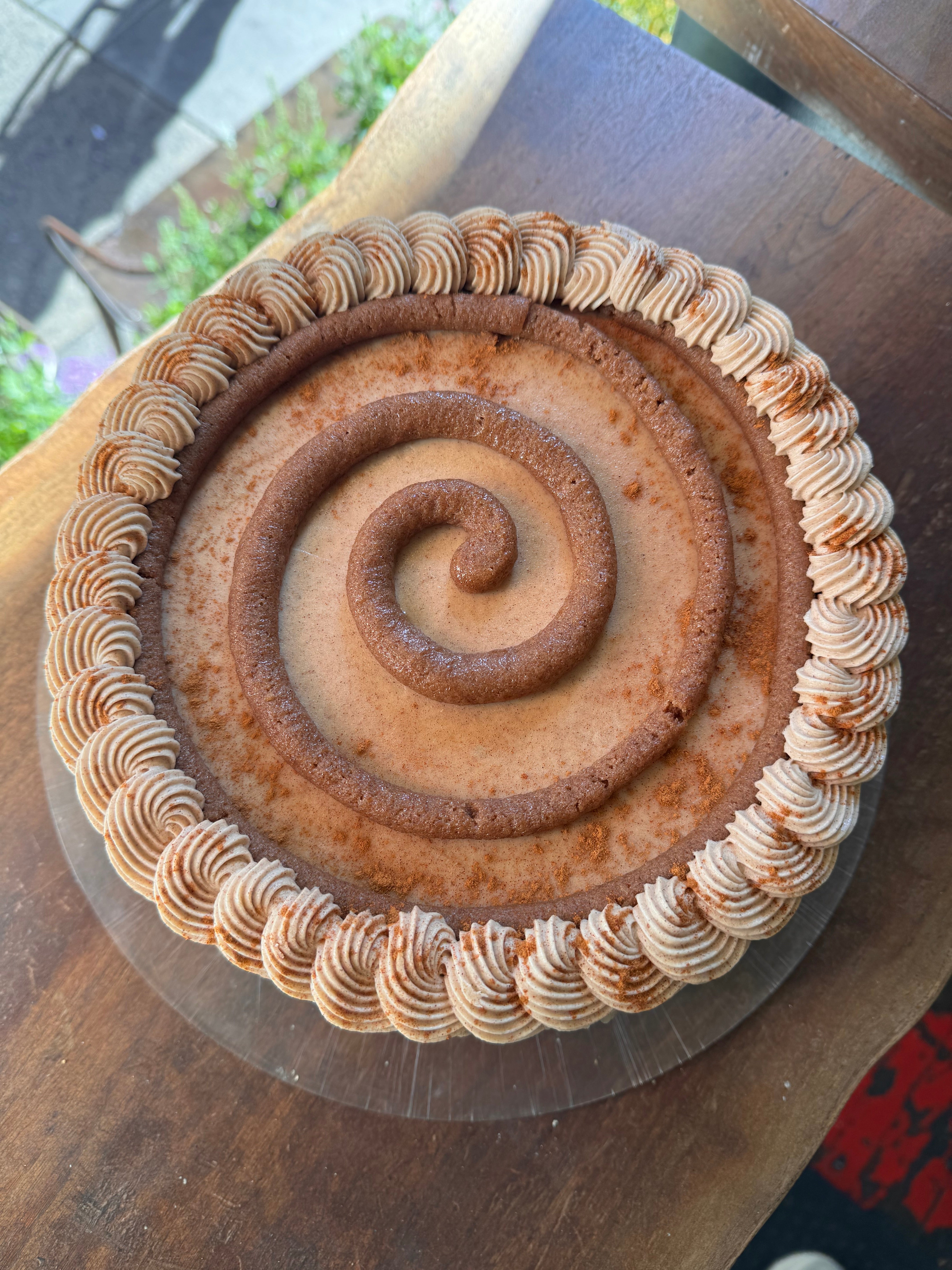 ORGANIC/GLUTEN-FREE/PLANT-RICH -------- CINNAMON ROLL CAKE
