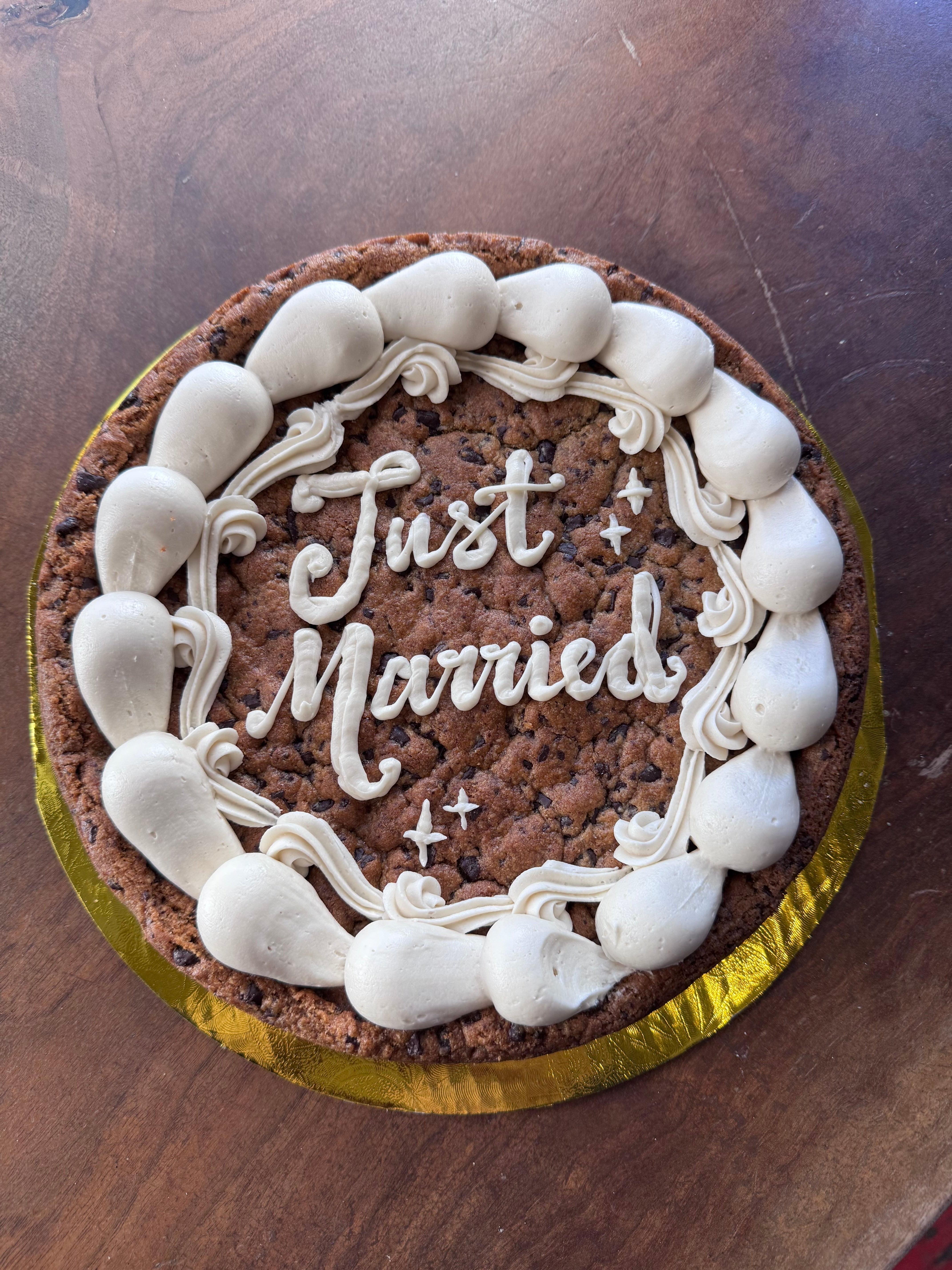 ORGANIC/GLUTEN-FREE/PLANT-RICH ------- CHOCOLATE CHIP COOKIE "CAKE"