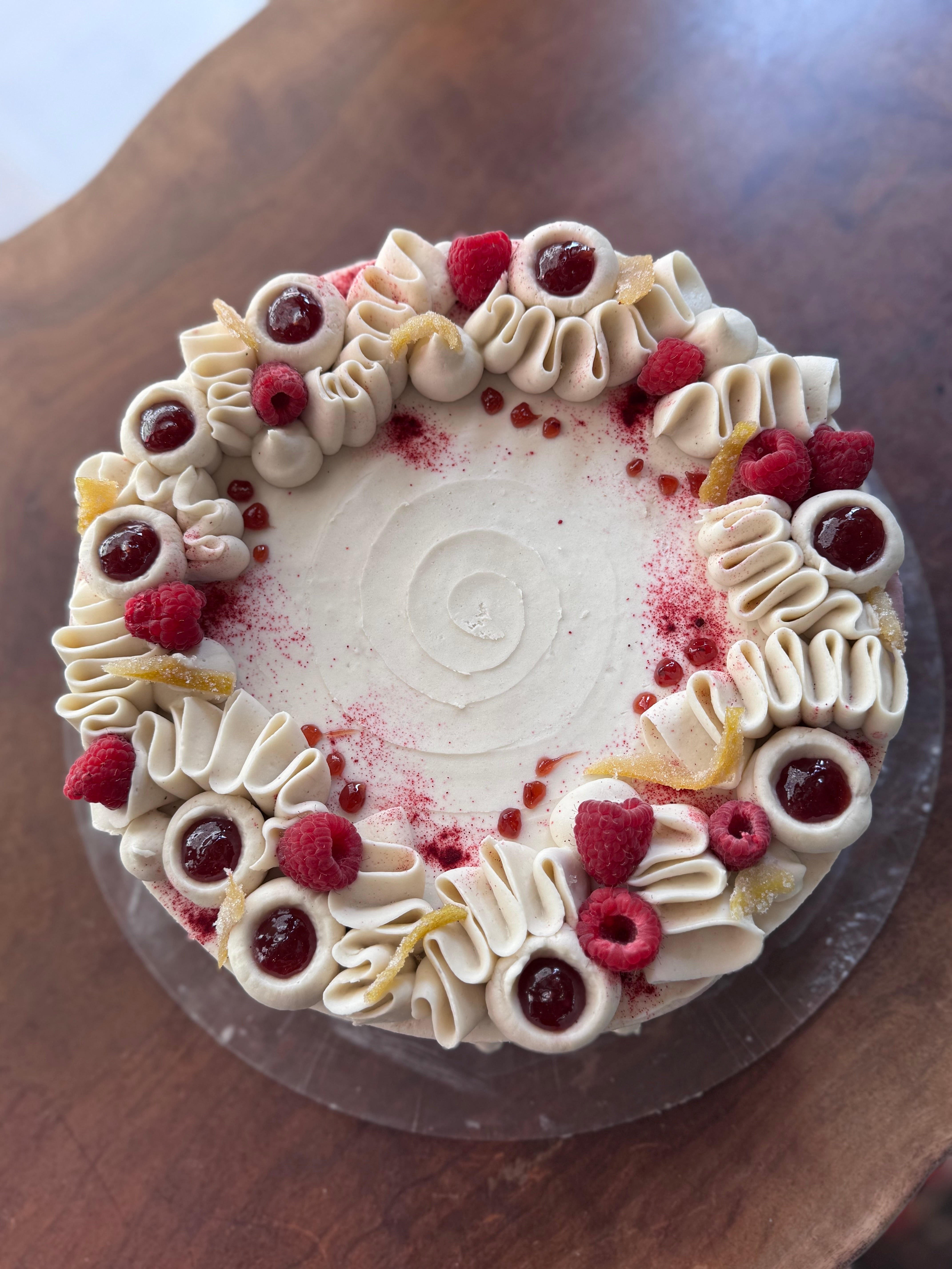 ORGANIC/GLUTEN-FREE/PLANT-RICH ------- VANILLA CAKE