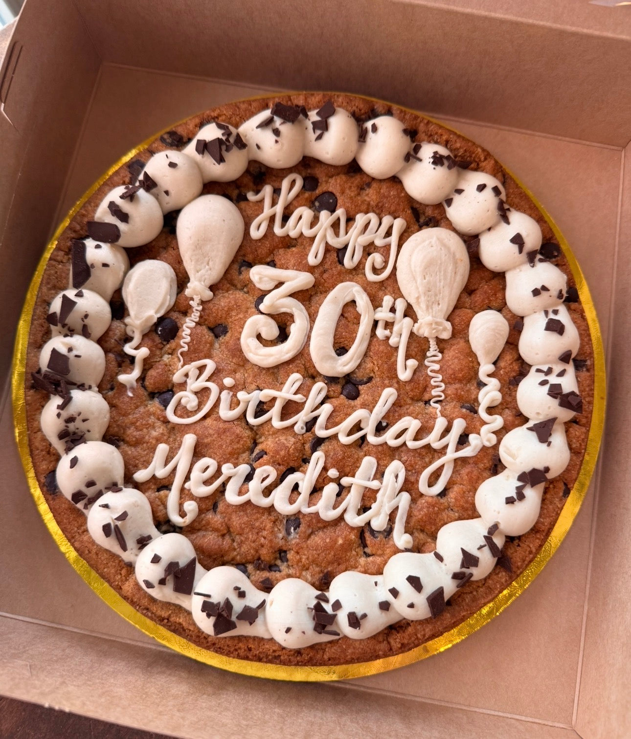 ORGANIC/GLUTEN-FREE/PLANT-RICH ------- CHOCOLATE CHIP COOKIE "CAKE"