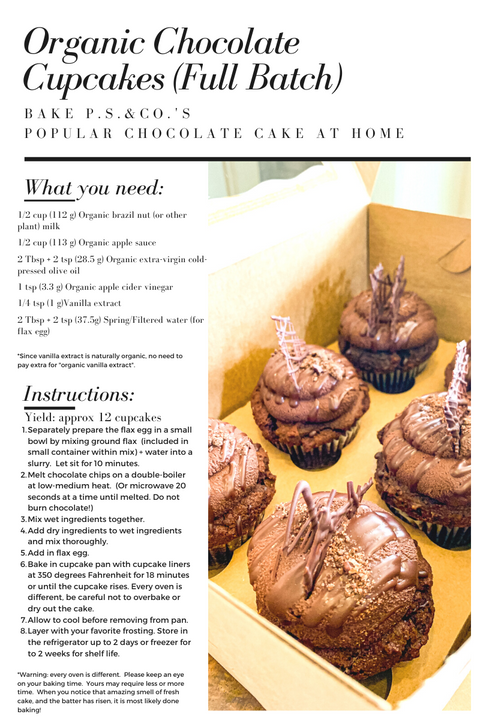 Organic Vegan Gluten-Free Chocolate Cupcake Mix