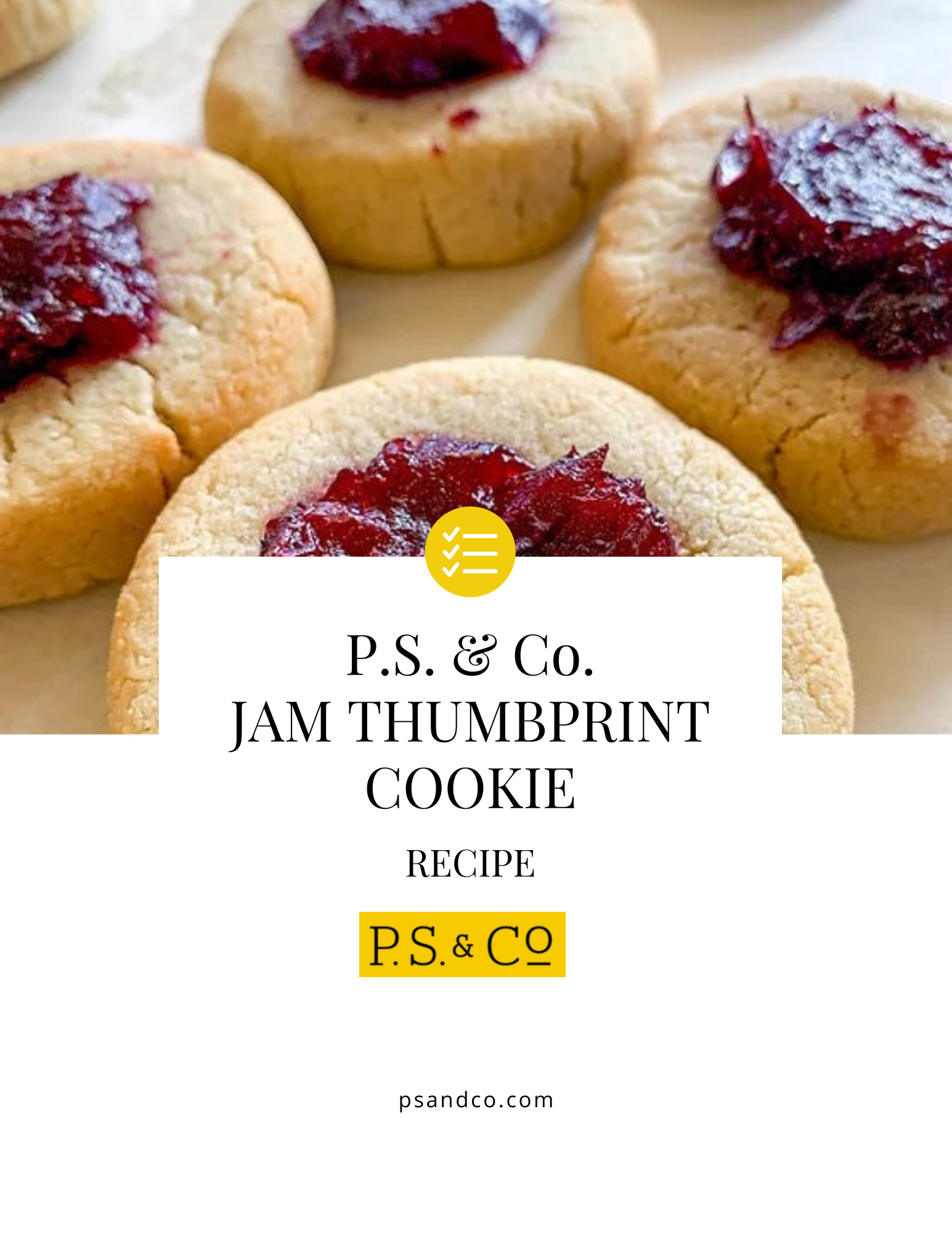 RECIPE: P.S. & Co.'s FAVORITE FRUIT & SPICE COOKIES