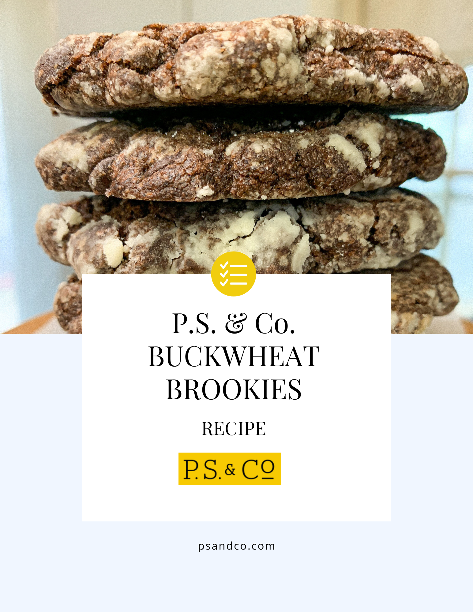 RECIPE: P.S. & Co.'s FAVORITE CLASSIC COOKIES