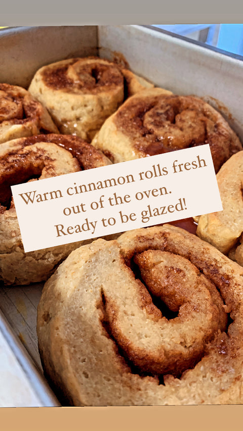 In-Person Class: HOW TO MAKE OUR FAMOUS CINNAMON ROLLS - FRI, MAY 31st 1-3PM