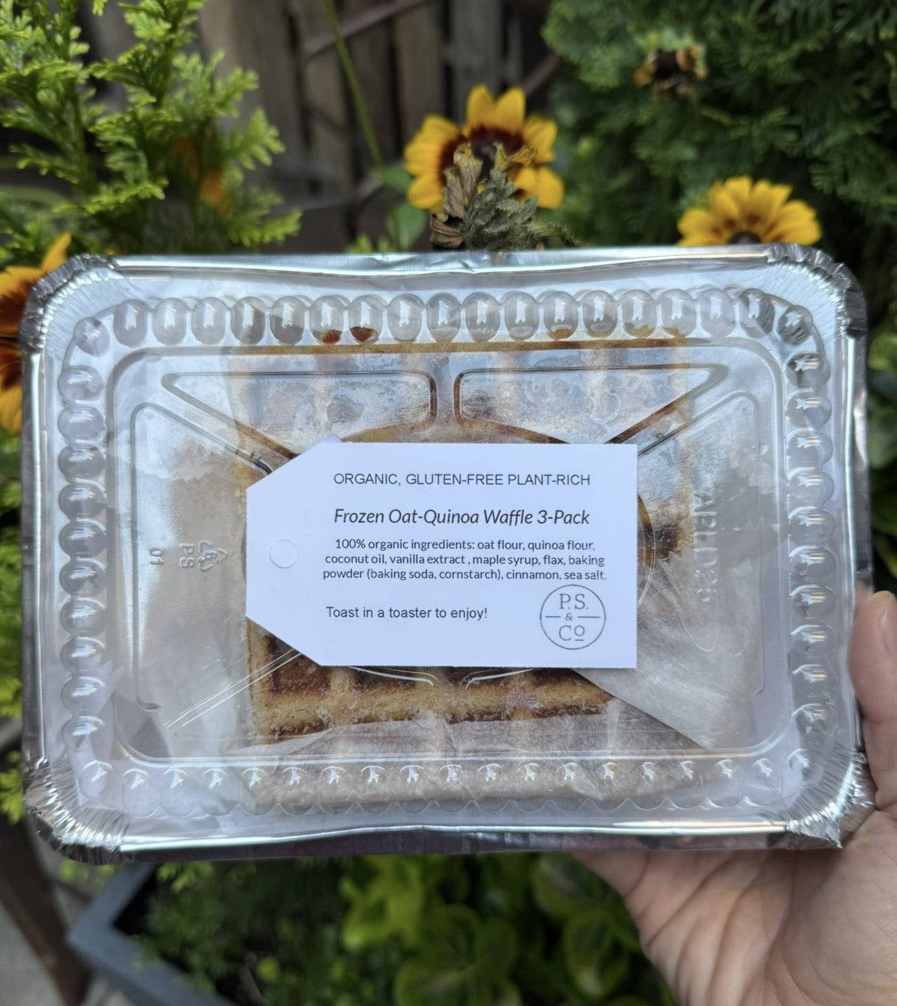 (FROZEN) P.S. & CO. OAT-QUINOA WAFFLES 3-PACK