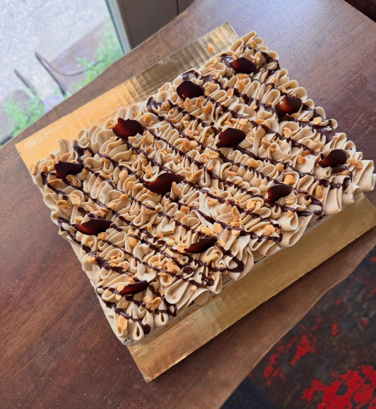 ORGANIC/GLUTEN-FREE/PLANT-RICH ------- TAHINI CHOCOLATE CHIP COOKIE SHEET CAKE