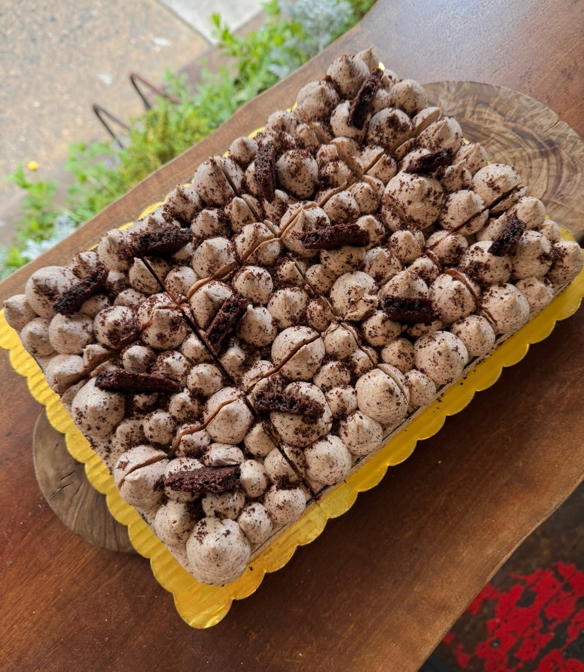 ORGANIC/GLUTEN-FREE/PLANT-RICH ------- TAHINI CHOCOLATE CHIP COOKIE SHEET CAKE
