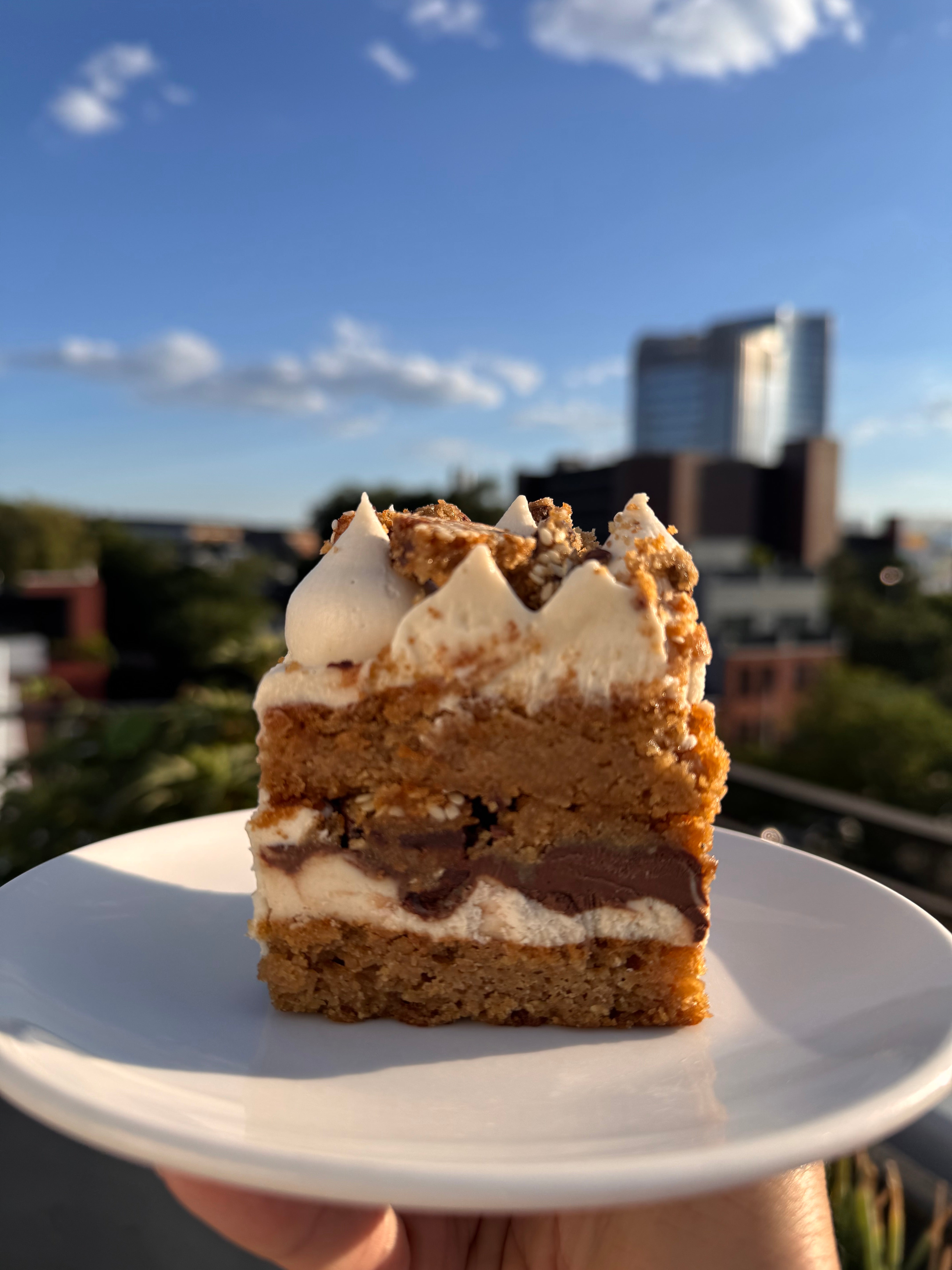 ORGANIC/GLUTEN-FREE/PLANT-RICH ------- TAHINI CHOCOLATE CHIP COOKIE SHEET CAKE
