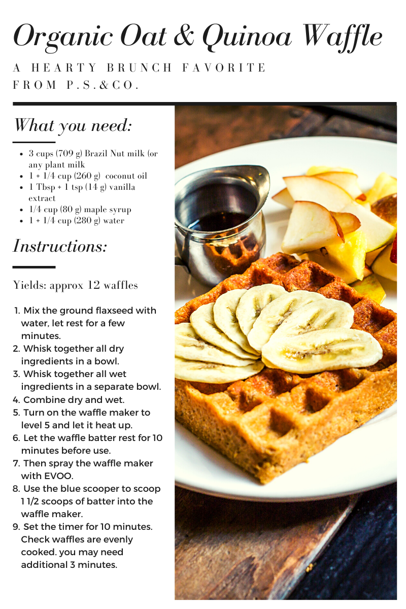 Organic Oat-Quinoa Waffle Mix